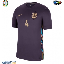 Moški Nogometni dresi Anglija Declan Rice #4 Gostujoči EP 2024 Kratek Rokav